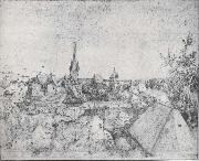 Albrecht Durer View of Heroldsberg oil